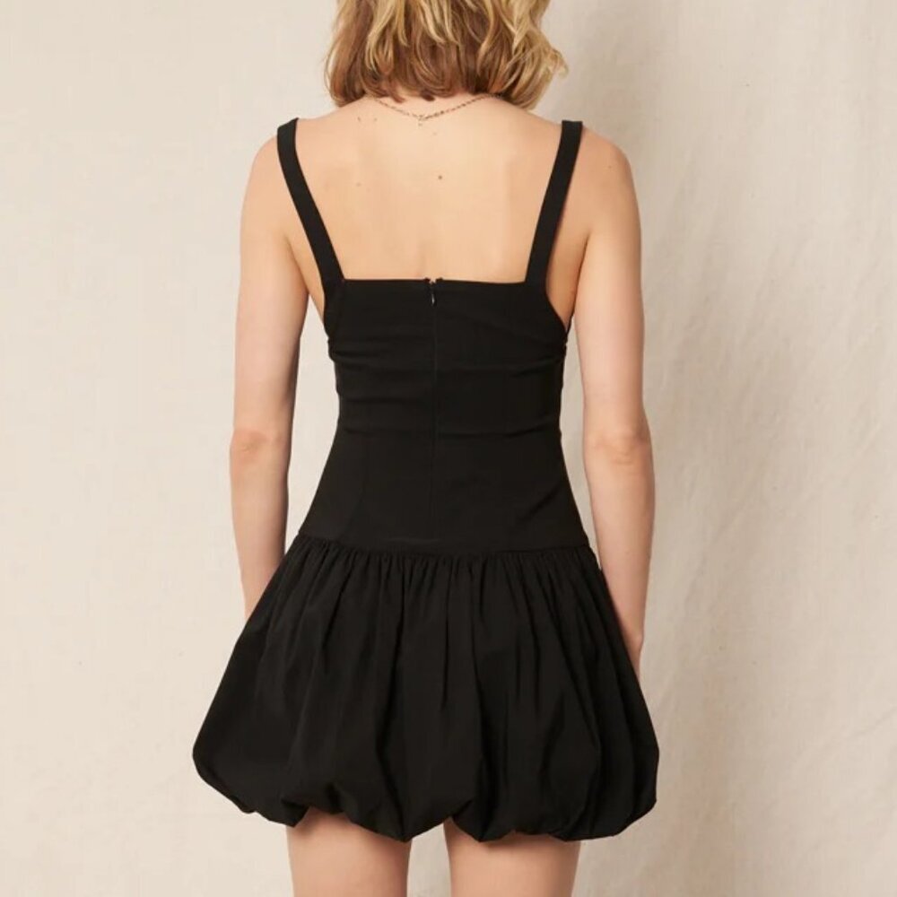 En Creme Fly Away Bubble Dress Black Size S - Picture 2 of 13